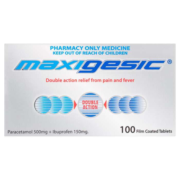 Maxigesic Double Action Pain Relief Tablets 100