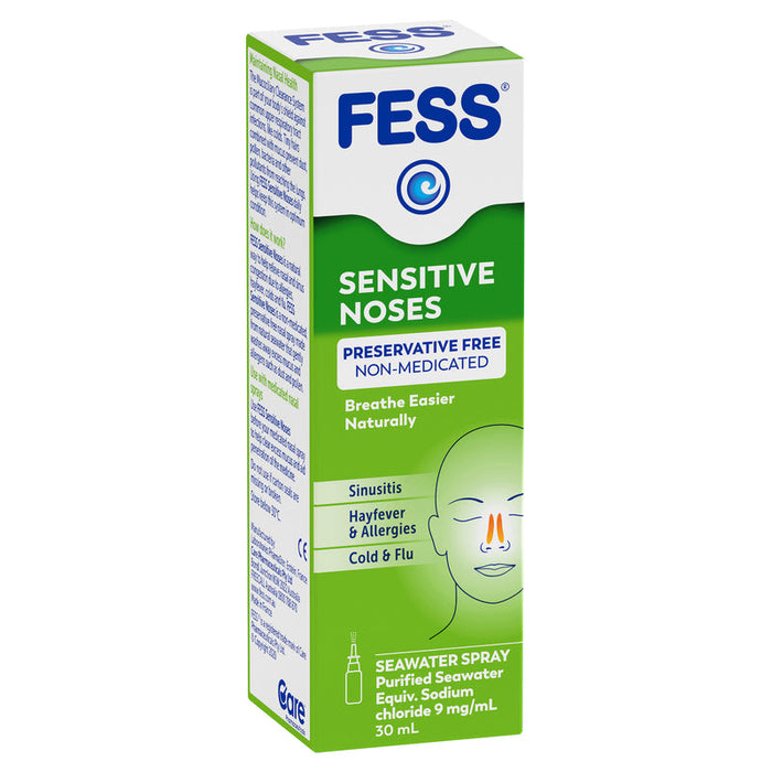 FESS Sensitive Noses Seawater Nasal Spray 30ml