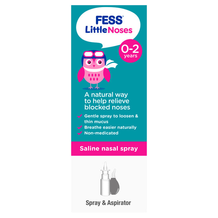 FESS Little Noses Saline SPRAY 15ml And Nasal Aspirator