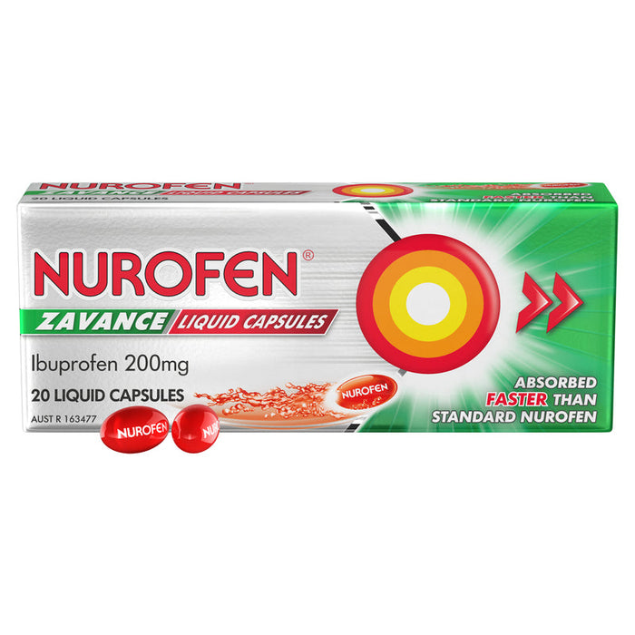 Nurofen Zavance Liquid Capsules 20