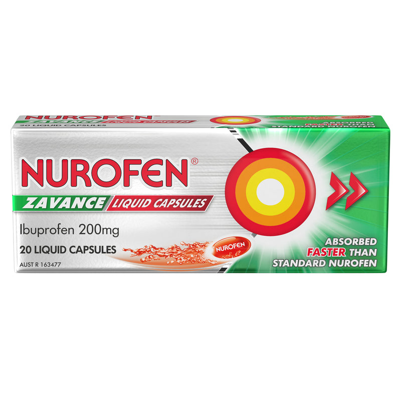Nurofen Zavance Liquid Capsules 20