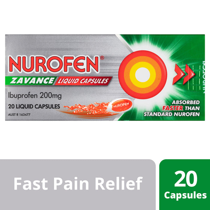 Nurofen Zavance Liquid Capsules 20