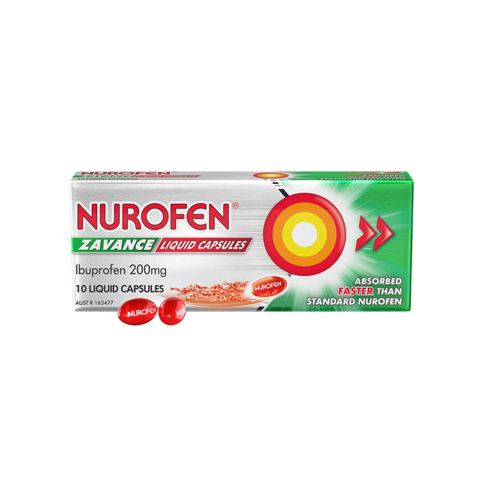 Nurofen Zavance Liquid Capsules 10