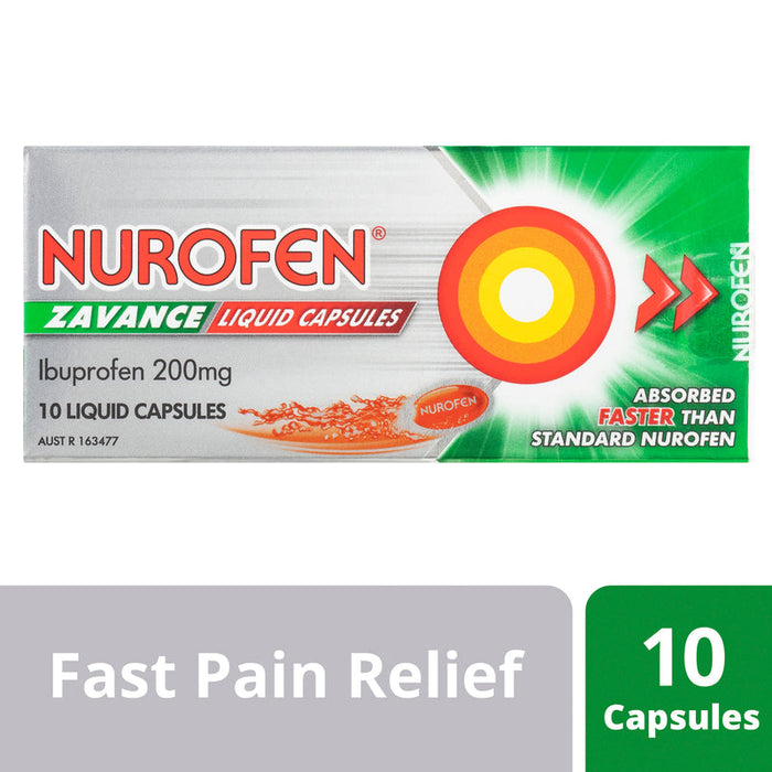 Nurofen Zavance Liquid Capsules 10