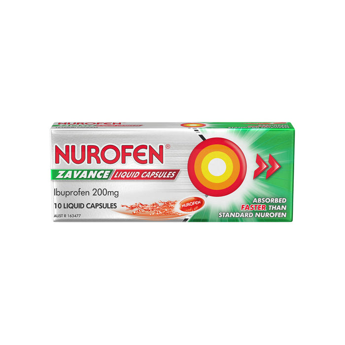 Nurofen Zavance Liquid Capsules 10