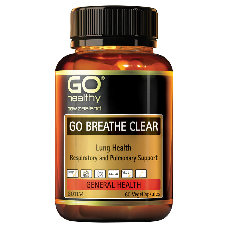 GO Healthy GO Breathe Clear Capsules 60