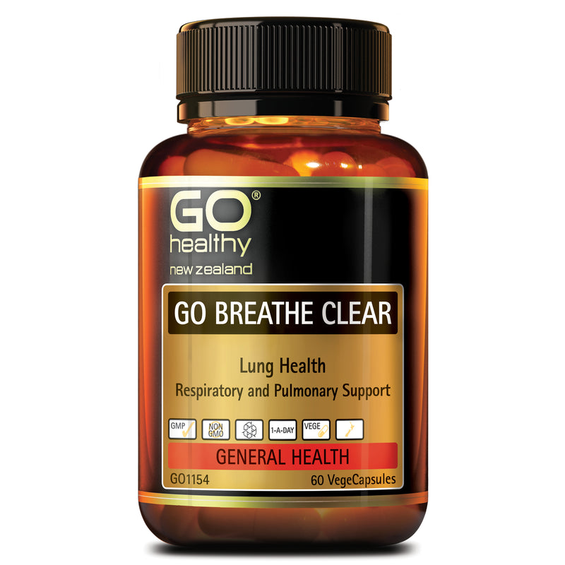 GO Healthy GO Breathe Clear Capsules 60