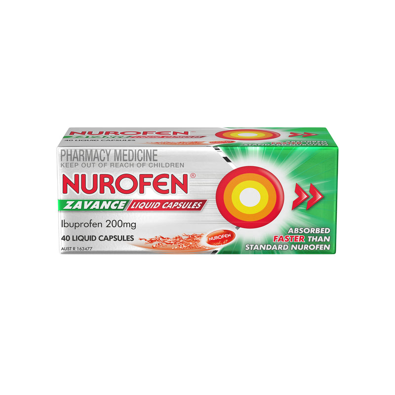 Nurofen Zavance Liquid Capsules 40