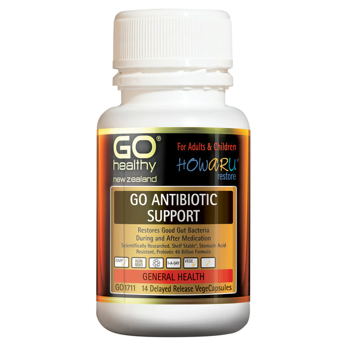 GO Healthy GO Antibiotic Support Capsules 14