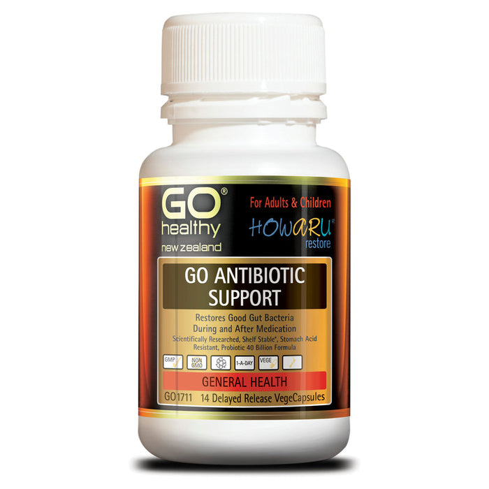 GO Healthy GO Antibiotic Support Capsules 14