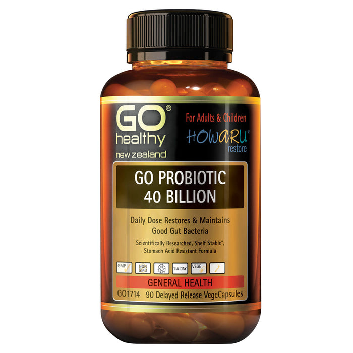 GO Healthy GO Probiotic 40 Billion Capsules 90