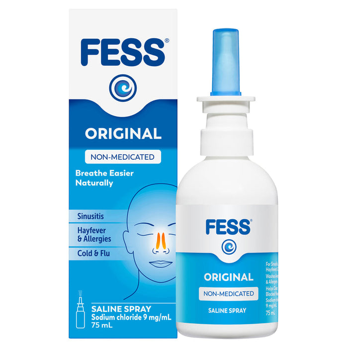 FESS Nasal Saline Spray 75ml - Original