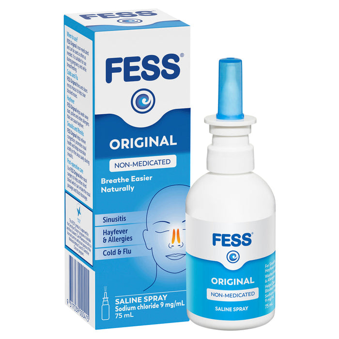 FESS Nasal Saline Spray 75ml - Original