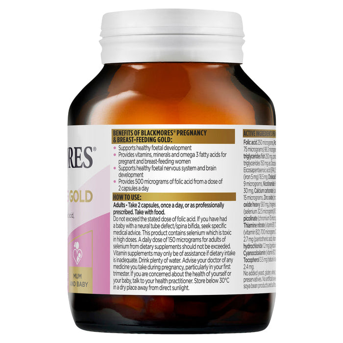 Blackmores Pregnancy & Breast-Feeding GOLD Capsules 60