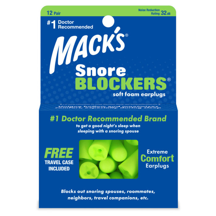 MACKS Snore Blocker - 12 Pairs