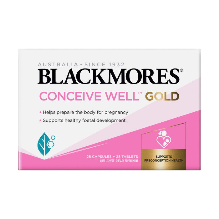 Blackmores Conceive Well Gold Capsules + Tablets 28&28