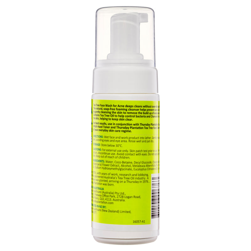 Thursday Plantation Tea Tree Face Wash For Acne 150ml