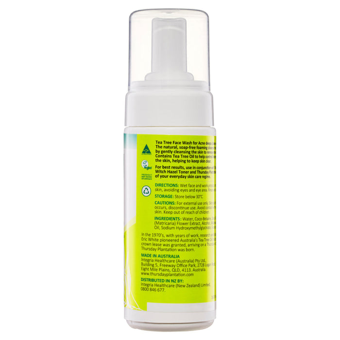 Thursday Plantation Tea Tree Face Wash For Acne 150ml