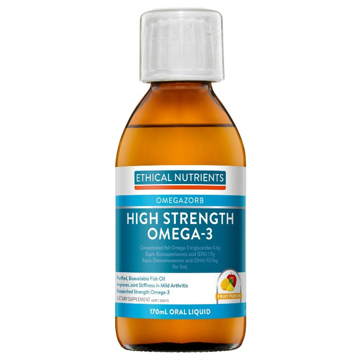 Ethical Nutrients Omega - High Strength Omega-3 170ml - Fruit Punch