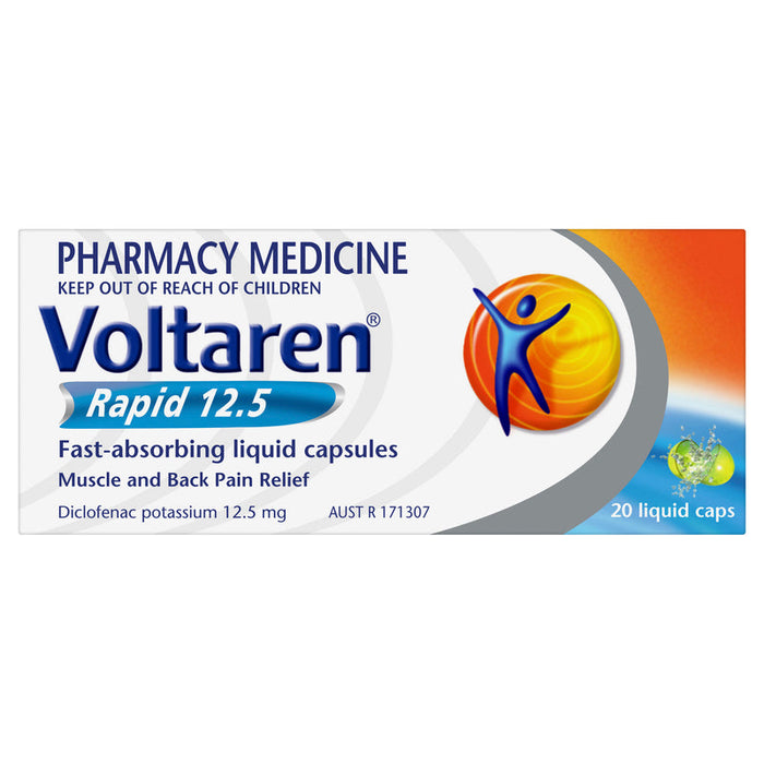 Voltaren Rapid 12.5mg Liquid Capsules 20