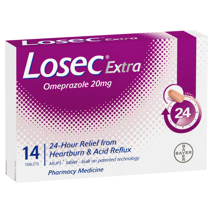 Losec Extra 20mg - Tablets 14