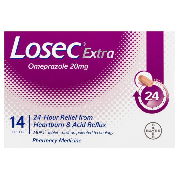 Losec Extra 20mg - Tablets 14