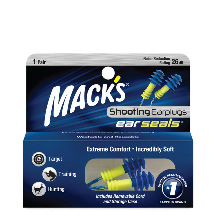 MACKS Ear Seals On Lanyard - 1 Pair