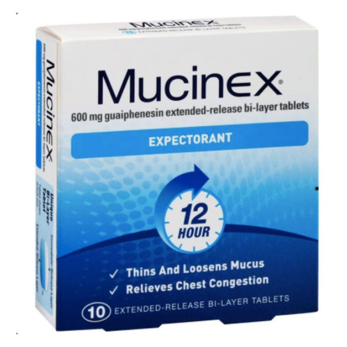 Mucinex Chesty Cough Tablets 10