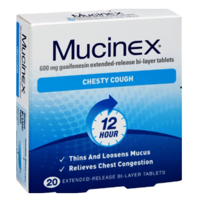 Mucinex Chesty Cough Tablets 20