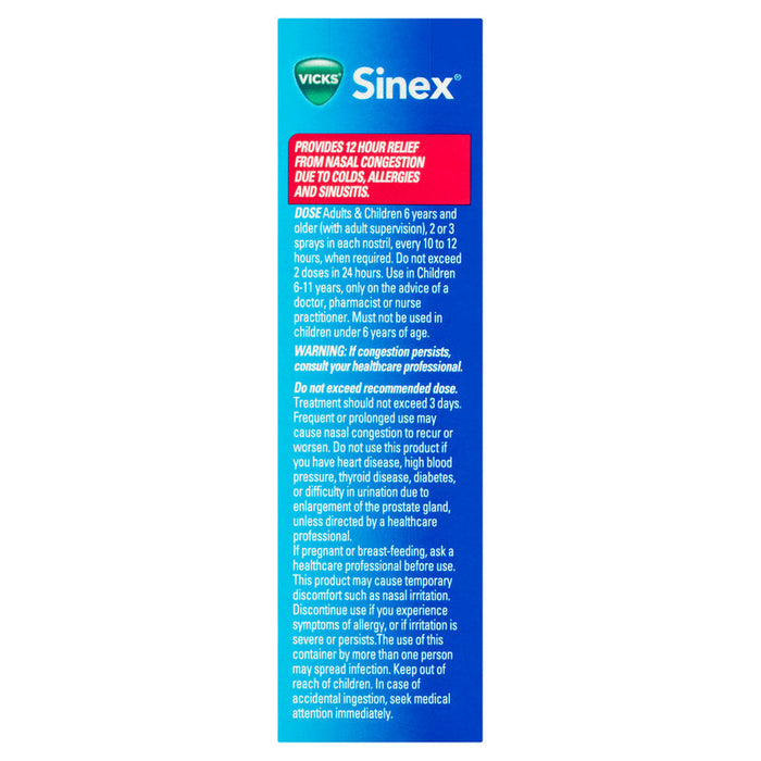 Vicks Sinex Nasal Spray 15ml