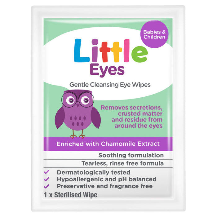 Little Eyes Gentle Cleansing Eye Wipes 30