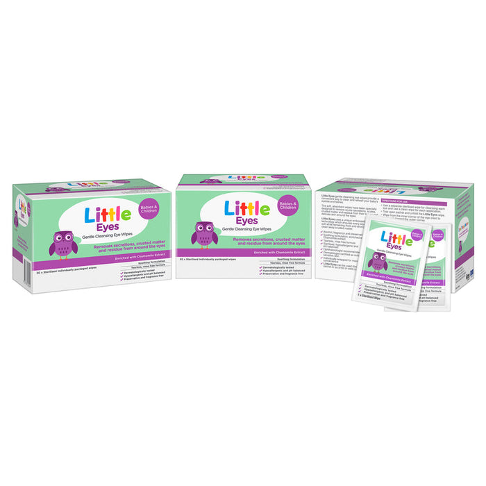 Little Eyes Gentle Cleansing Eye Wipes 30