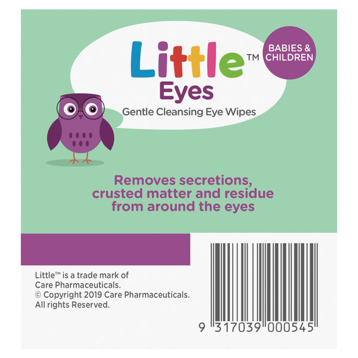 Little Eyes Gentle Cleansing Eye Wipes 30