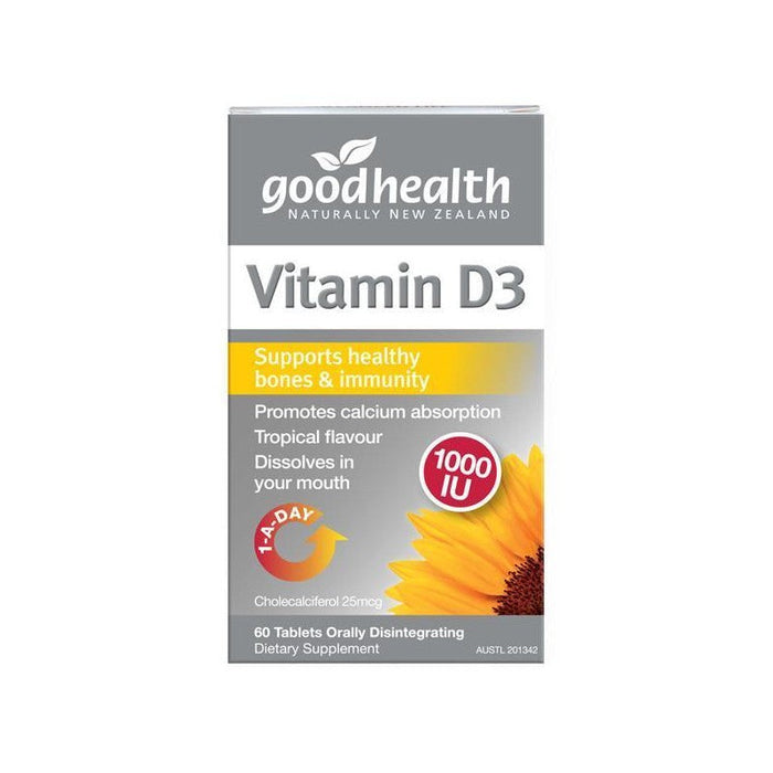 Good Health Vitamin D3 1000IU Tablets 60