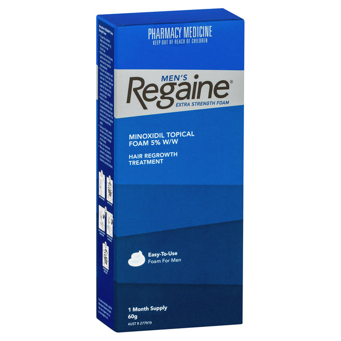 Regaine for Men Extra Strength FOAM 60g - 1 Month Supply