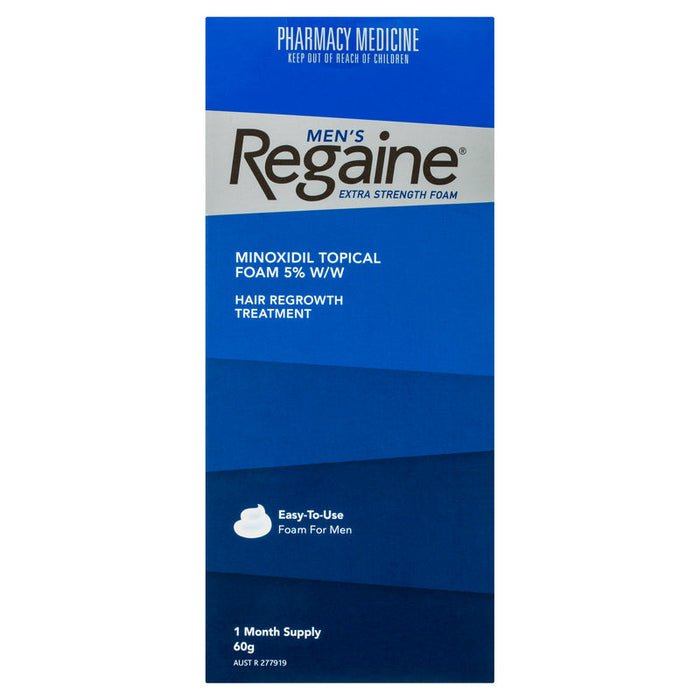 Regaine for Men Extra Strength FOAM 60g - 1 Month Supply