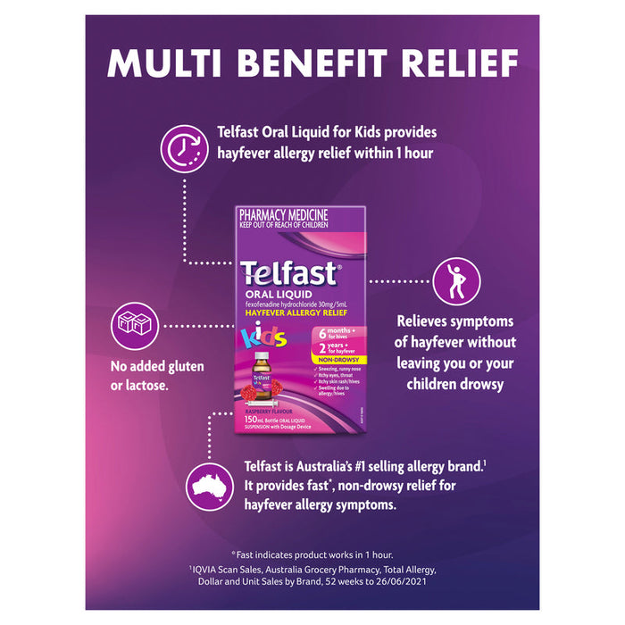 Telfast Oral Liquid KIDS 150ml