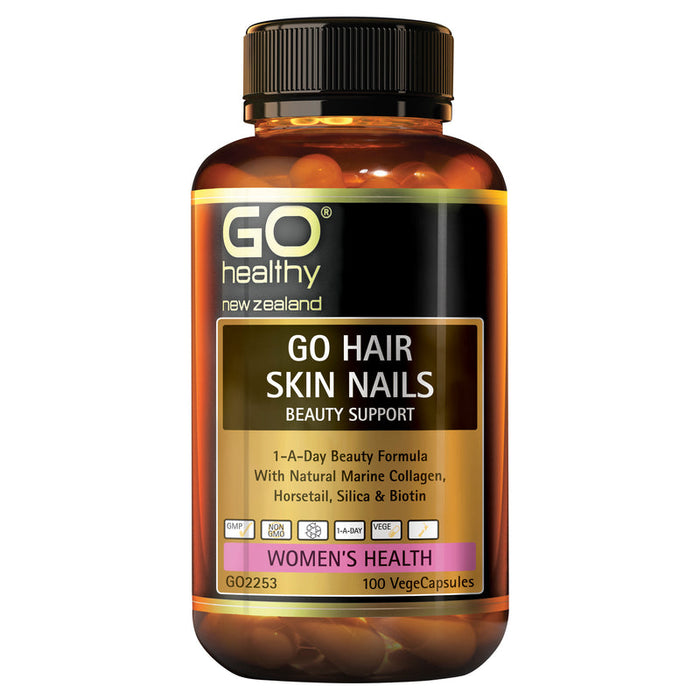 GO Healthy GO Hair Skin Nails Beauty Support Capsules 100