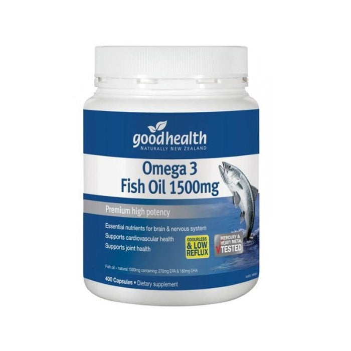 Good Health Omega-3 Fish Oil 1500mg Capsules 400