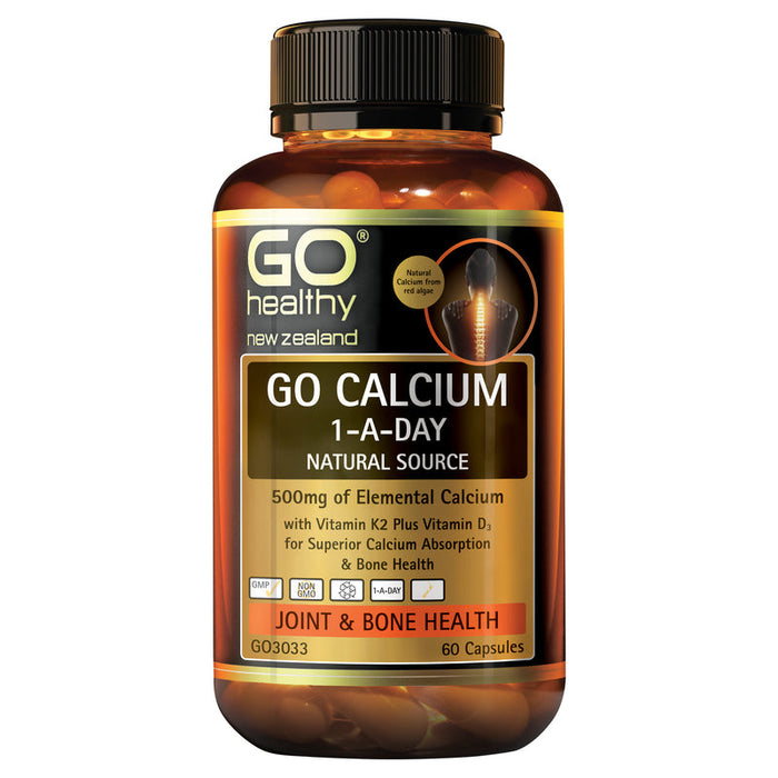 GO Healthy GO Calcium 1-A-Day Capsules 60