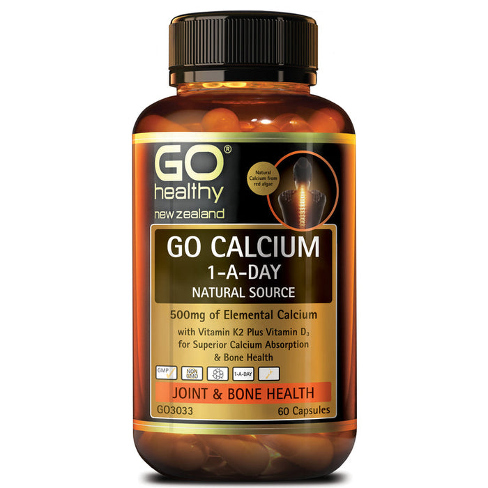 GO Healthy GO Calcium 1-A-Day Capsules 60