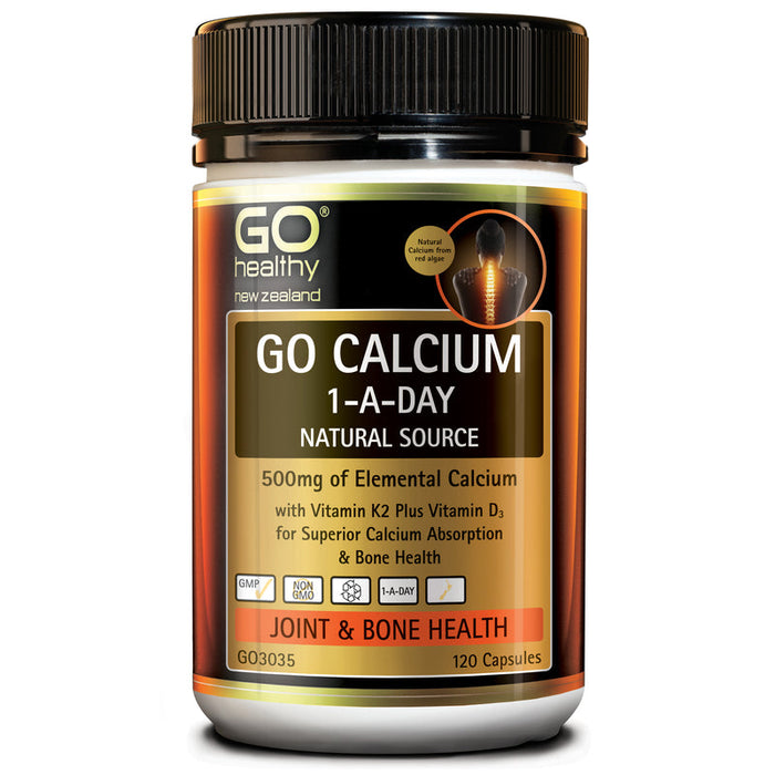 GO Healthy GO Calcium 1-A-Day Capsules 120