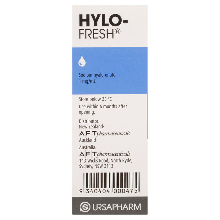 HYLO-FRESH Lubricating Eye Drops 10ml