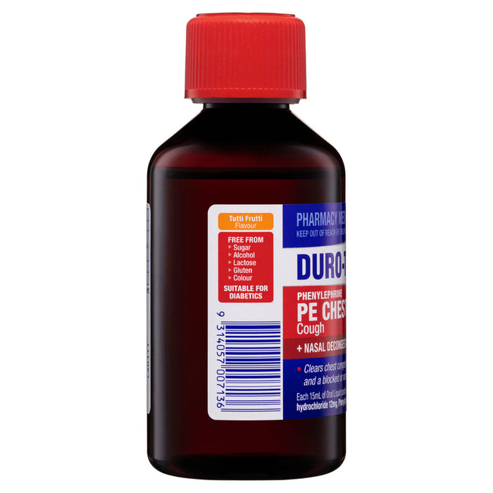 Duro-Tuss PE CHESTY Cough + Nasal Decongestant 200ml