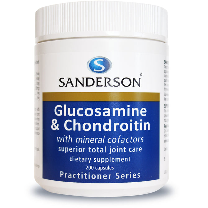 Sanderson Glucosamine & Chondroitin with co-factors Capsules 200