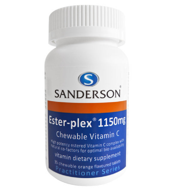 Sanderson Ester-plex Vitamin C 1150mg Orange Chewable Tablets 35