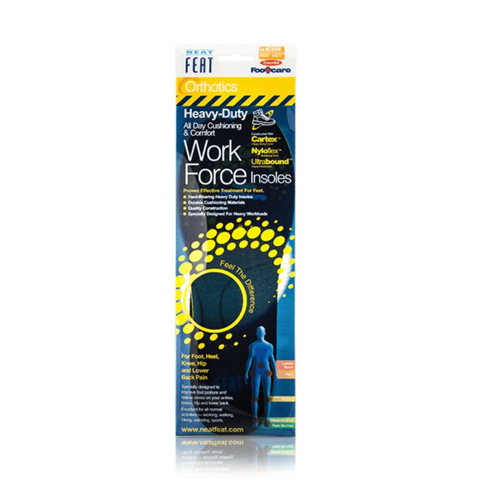 Neat Feat Work Force Orthotics Insoles - Small