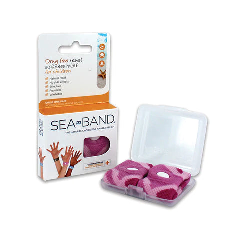 Sea-Band Nausea Relief CHILD Wrist Band - PINK