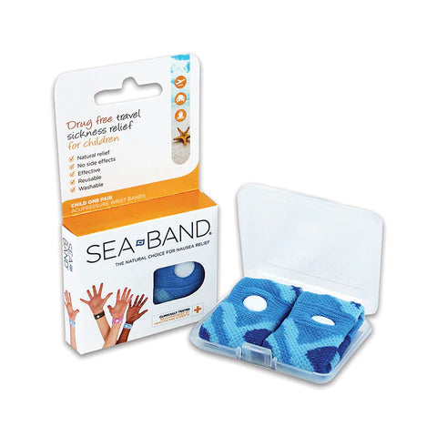 Sea-Band Nausea Relief CHILD Wrist Band - BLUE