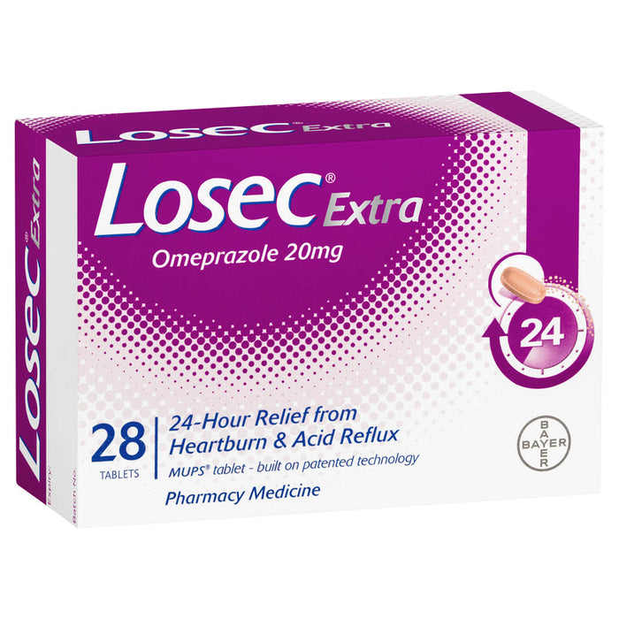 Losec Extra 20mg Tablets 28